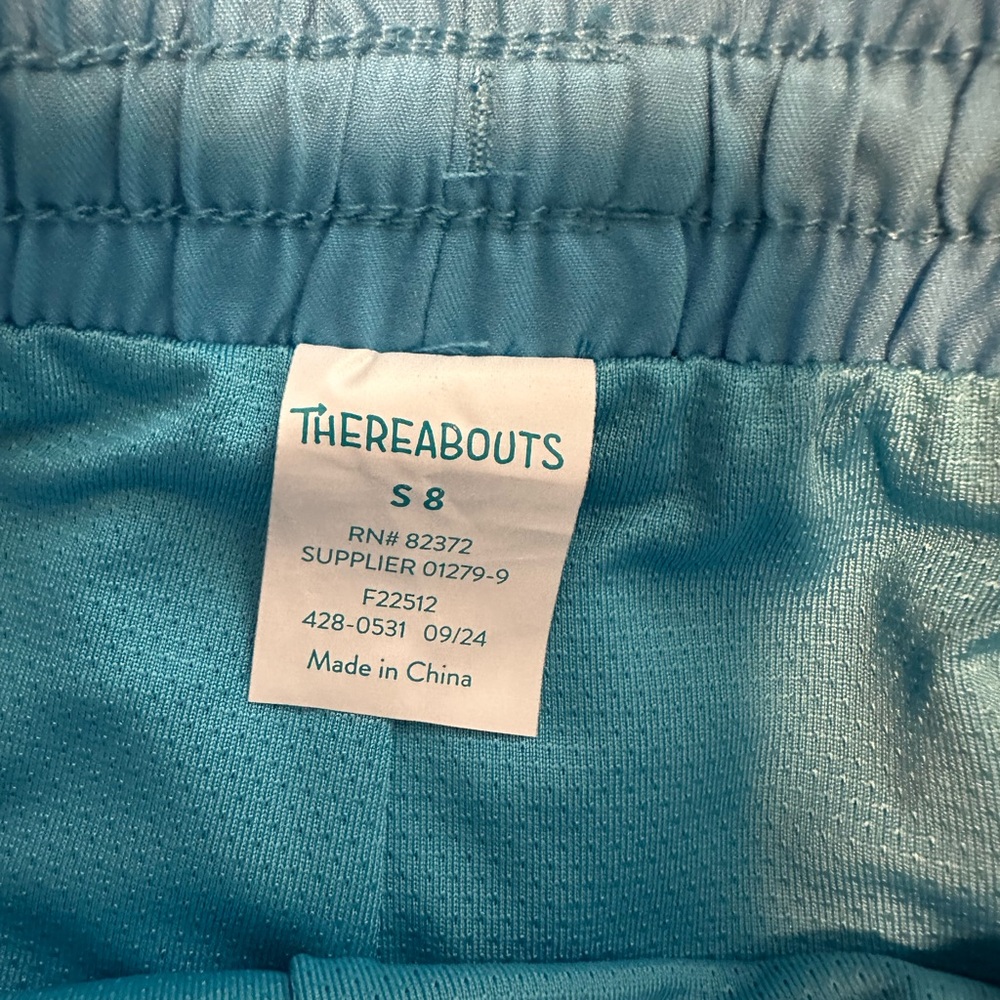 Thereabouts Boys Blue/Yellow/Gray Swim Trunks NWT Size Small 8 - Picture 6 of 10